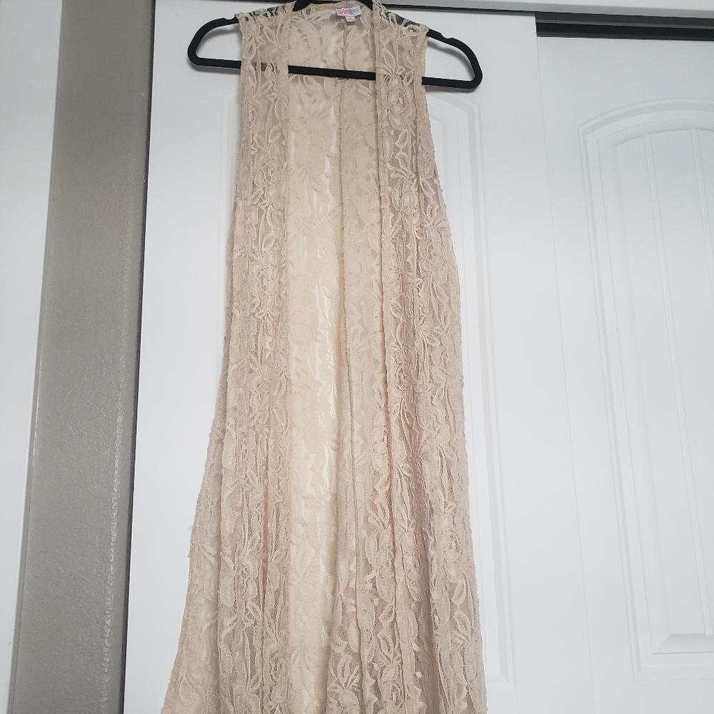 LulaRoe Joy Lace Vest